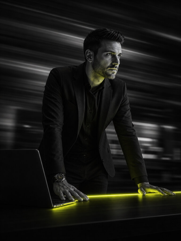 A member of the Insiduu AI department ready to join a client team