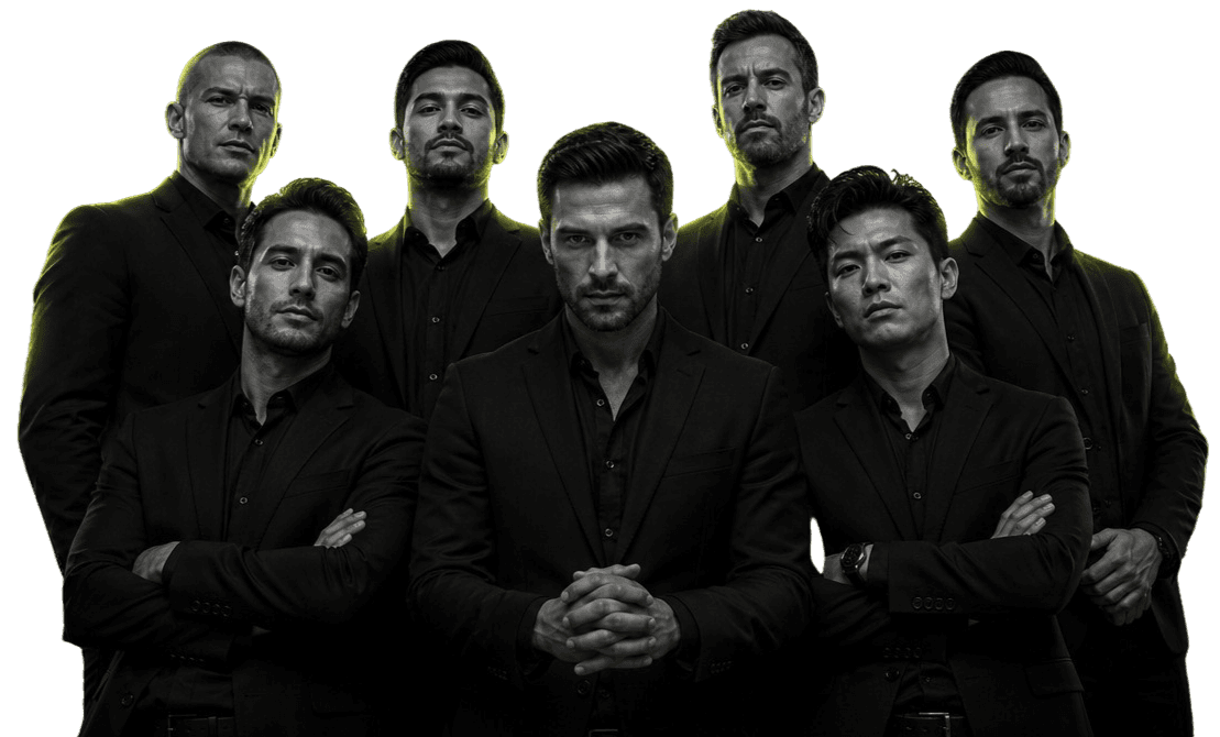 A coordinated human and AI agent team